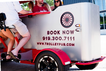 Raleigh Gift Ideas: Trolley Pub Vouchers